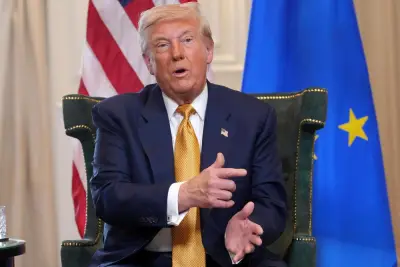 As Trump shows off his golf courses for Britain’s leader, crisis in Gaza looms