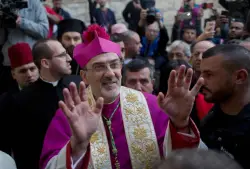 Christian patriarchs make rare visit to Gaza after deadly Israeli strike on church