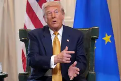 As Trump shows off his golf courses for Britain’s leader, crisis in Gaza looms