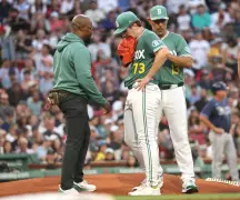 Red Sox lose talented rookie Hunter Dobbins to ACL tear